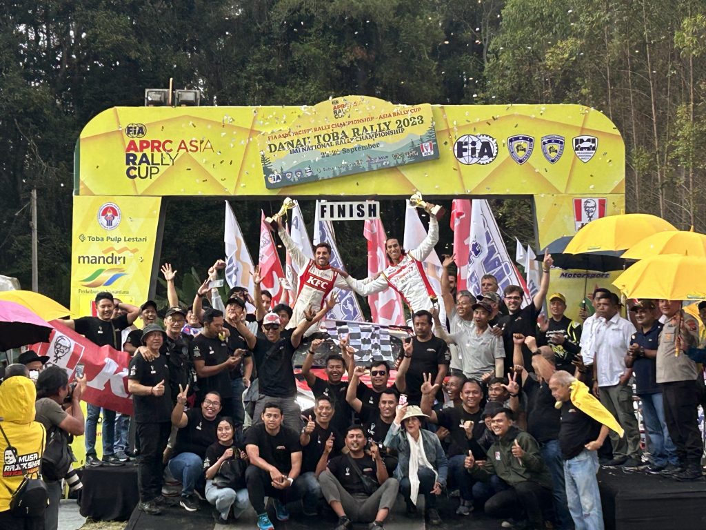Sean Gelael Juara FIA APRC Asia Cup Rally Danau Toba | racingindonesia.com